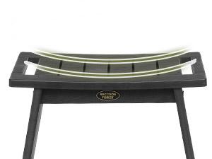 Shower Benches for Inside Shower to Sit On, Shower Stool for Shaving Legs, 500lbs Shower Chair With-Efficient Shelf, Waterproof Shower Seat for Spa, Indoor or Use(Black)