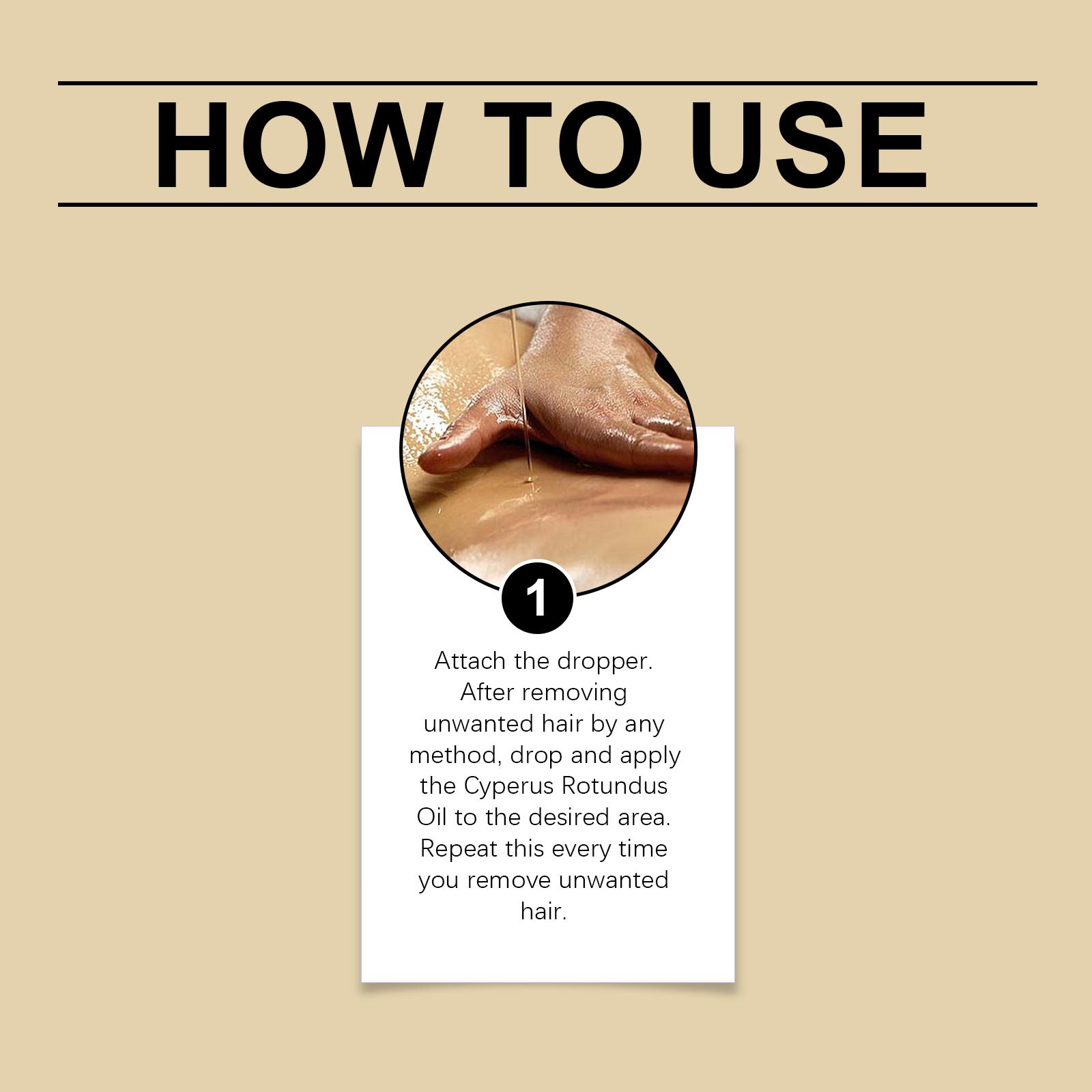 OUHOE Mugwort Hair Removal Care Oil - A gentle, plant-based essential oil product that gently polishes and smooths the body's skin for hair removal.It is mild, non-irritating, refreshing and non-greasy - the perfect choice for skincare.