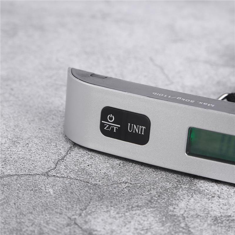 Portable Scale Digital LCD Display 110lb/50kg Electronic Luggage Hanging Suitcase Travel Weighs Baggage Bag Weight Balance Tools