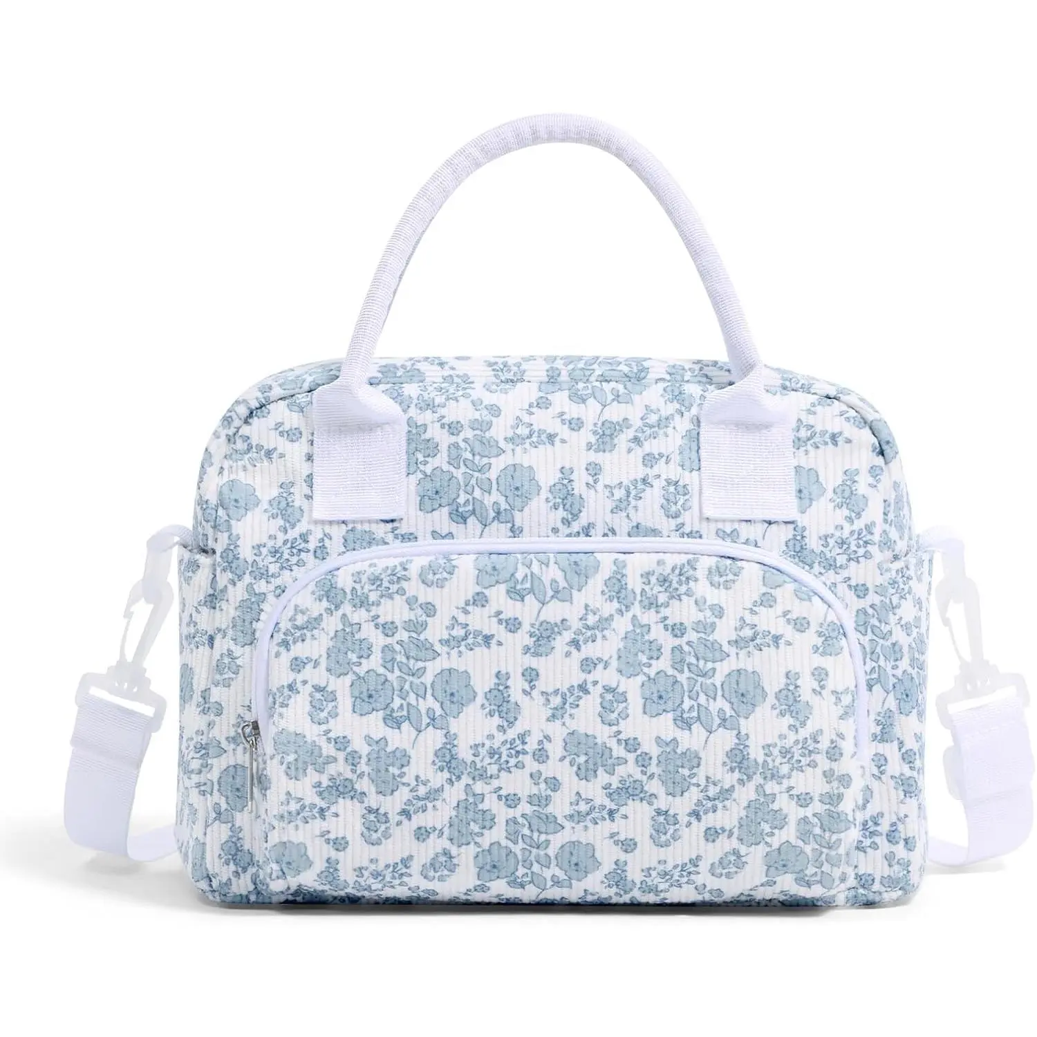 Lunch Bag for Women Men Large Capacity  Lunch Box Corduroy Insulated Cooler Tote Bags for Office Picnic