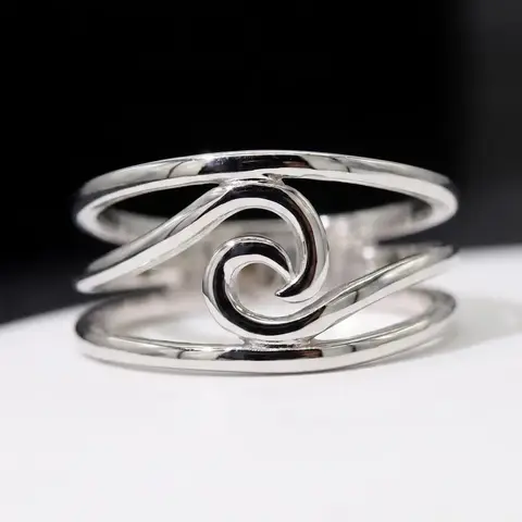 Fashion Hollow out Design Ring As Gift for Girlfriend, Copper Rings, Wedding Engagement Bridal Rings Jewelry Gift, Female Classic Fashion Accessories for Daily Wear, Elegant Everyday Ring, Elegant Fashion Rings, Fashionable Jewelry, Beautiful Rings