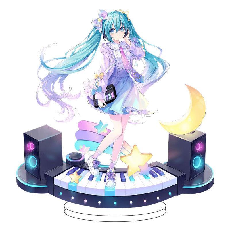 16cm Hatsune Miku Acrylic Standing Brand Comic-Con Surrounding Toy Decoration Gift