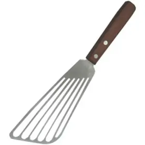 Fish Spatula, Wooden Hdl, 6.5" Blade