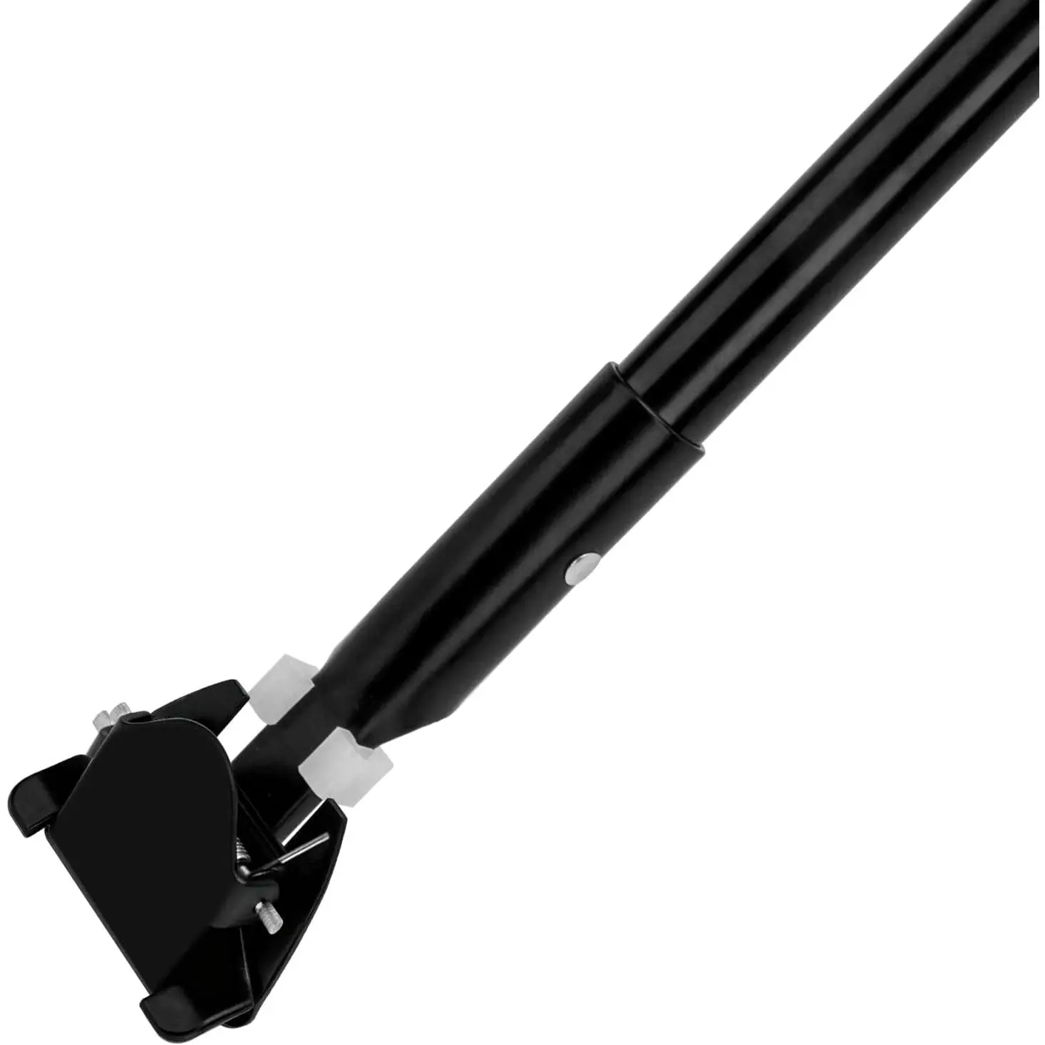 59 Inch Clip  Dust Mop Handle,Heavy Duty Metal Stick  | Commercial Dust Mop Frame Handle, for Floor Cleaning