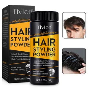 30g hair styling powder that dries quickly, creates a voluminous, natural look, and provides 24-hour hold