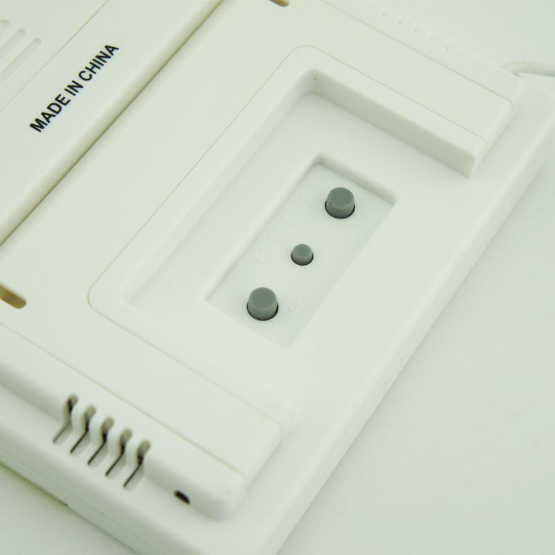 Thermohygrometer for home use in baby rooms, high-precision electronic thermometer, indoor temperature and humidity meter with probe