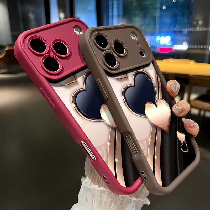 Creative Love Soft&Flexible TPU Silicone Phone Case For iPhone 17 Pro Max AIR 16 15 14 13 12 11 Plus XSMAX Cases Durable|Shockproof|Full Camera Protection|Anti-Scratch|Anti-Fingerprint|Slim Fit|Gift For Girlfriend/Men/Women