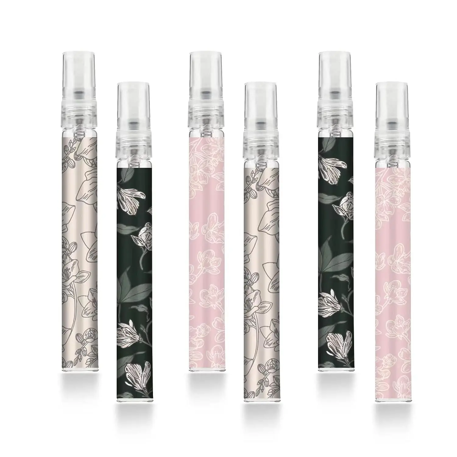 6 Pcs Portable Travel Refillable Perfume Atomizer Bottle,10ml Perfume Atomiser Bottles,Fragrance Spray Bottle, Scent Pump Case for Women and MenGift