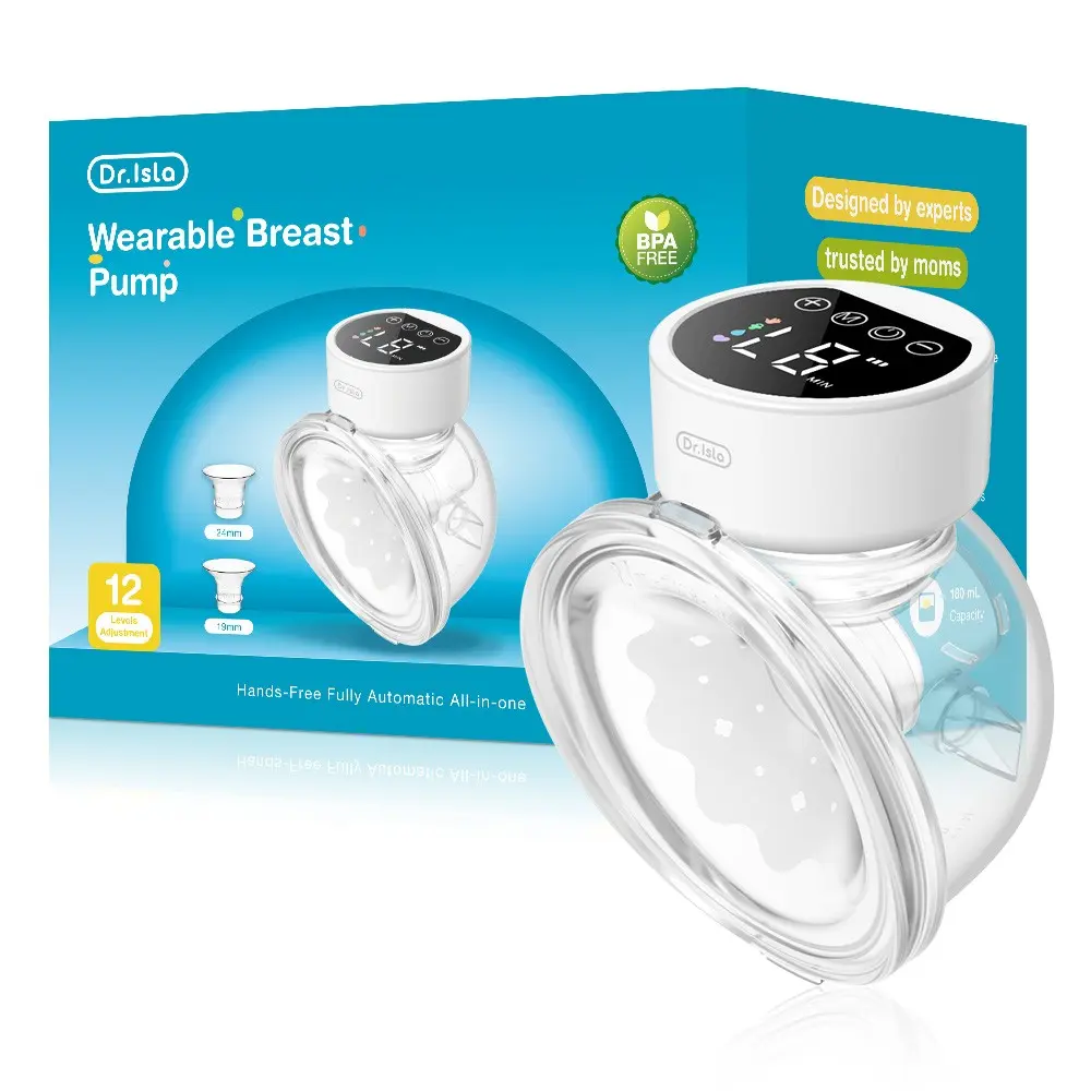 Electric Breast Pump, 4 Modes Anti-Backflow Design, Silent <40db, Food Grade Material, Smart Memory, for Home Night Work