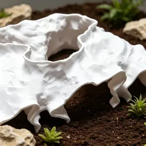 Latest 3D-Printed Fish Tank Cave, Multiple Escape Routes, Unique Lava Textures, Eco-Friendly Decorations, Perfect for Betta Tanks