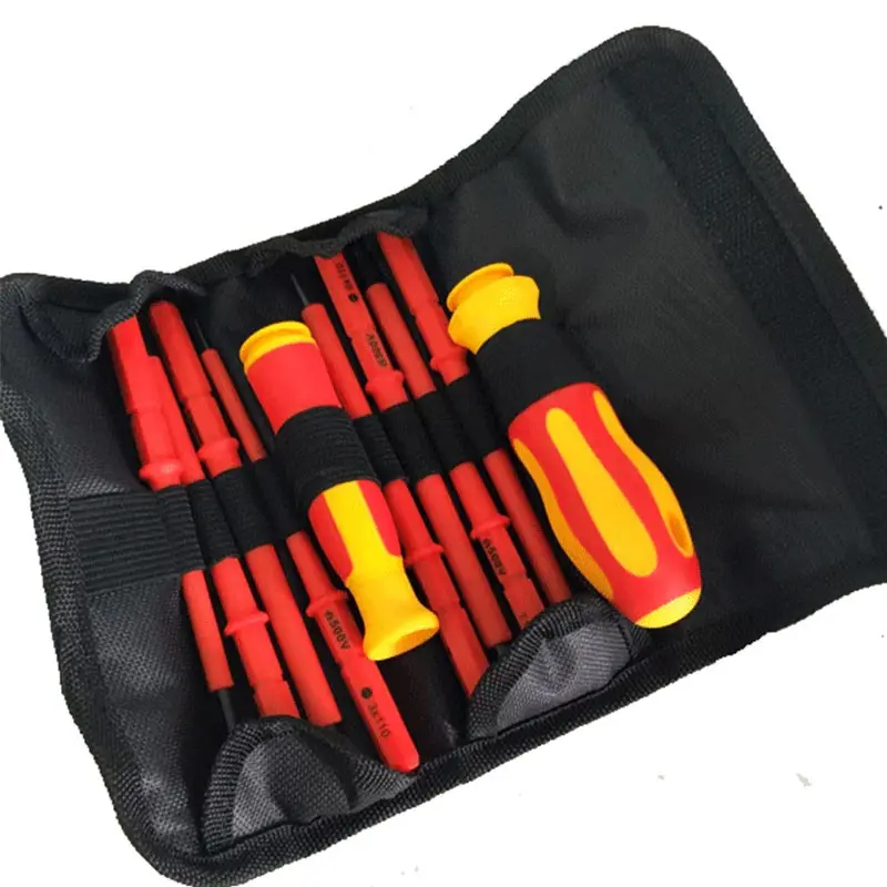 Multi-Functional DIY Interchangeable Screwdriver Set, Home Repair, Furniture Assembly, Electrical Maintenance, Electrician Safety Tool Kit, Screwdriver Combo