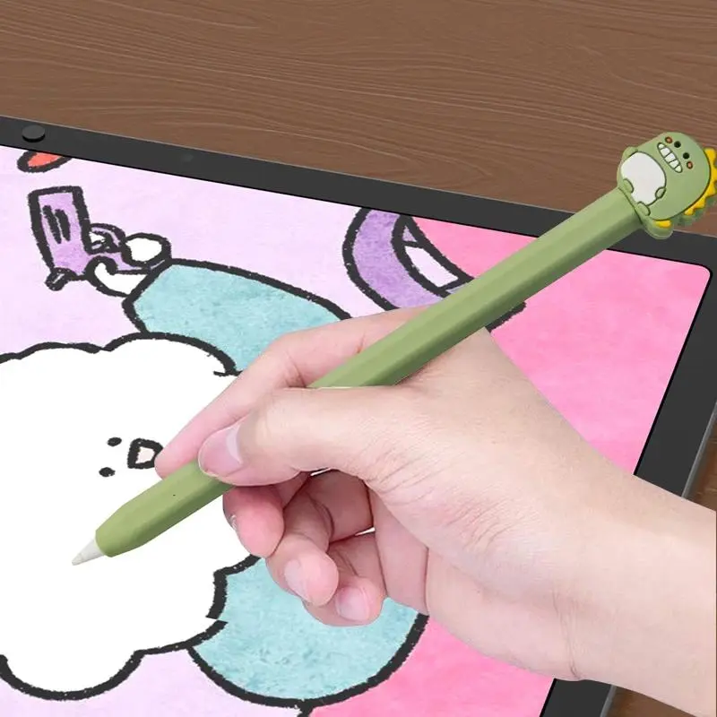 Cartoon Cute Pencil Case for Samsung Galaxy Tab S11/S11 Ultra Tablet Stylus Protective Cover Silicone Shockproof