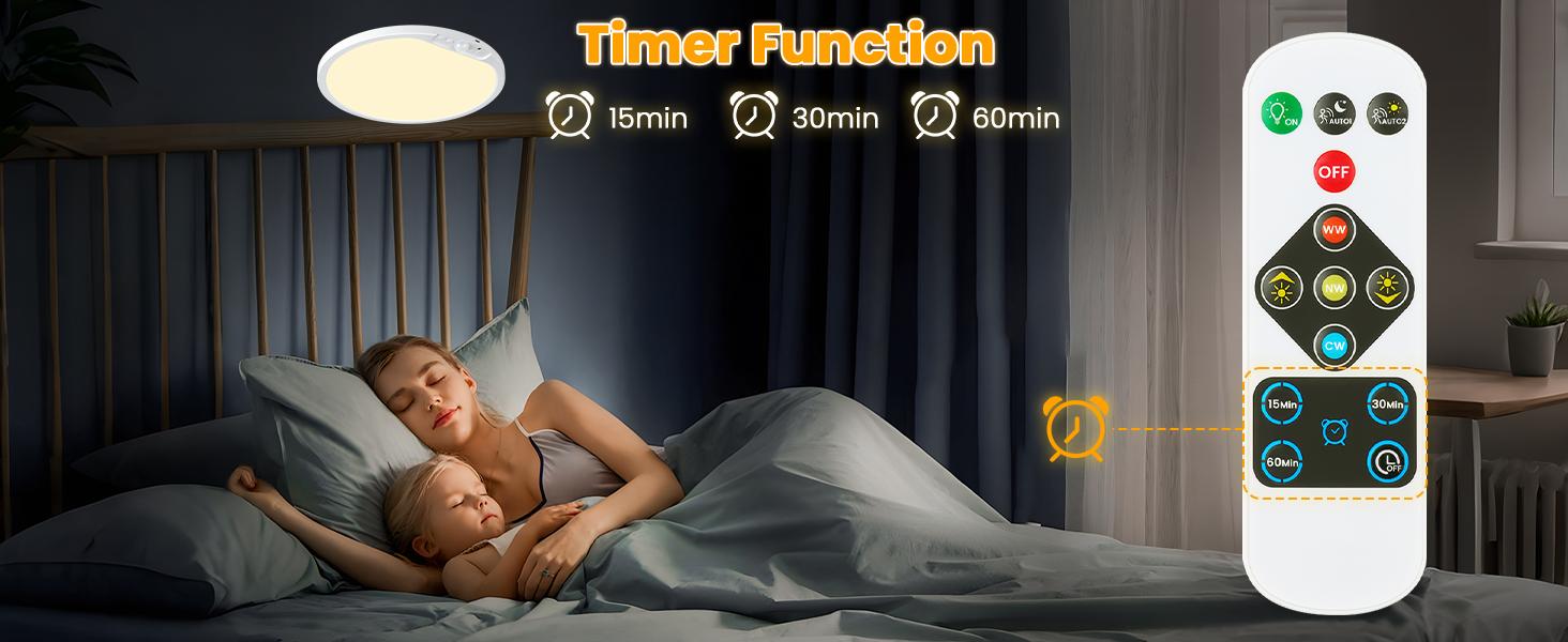 12 Inch Rechargeable Motion Sensor LED Ceiling Light with Remote, Wireless Dimmable 3CCT Battery Operated LED Closet Lights for Stair Hallway