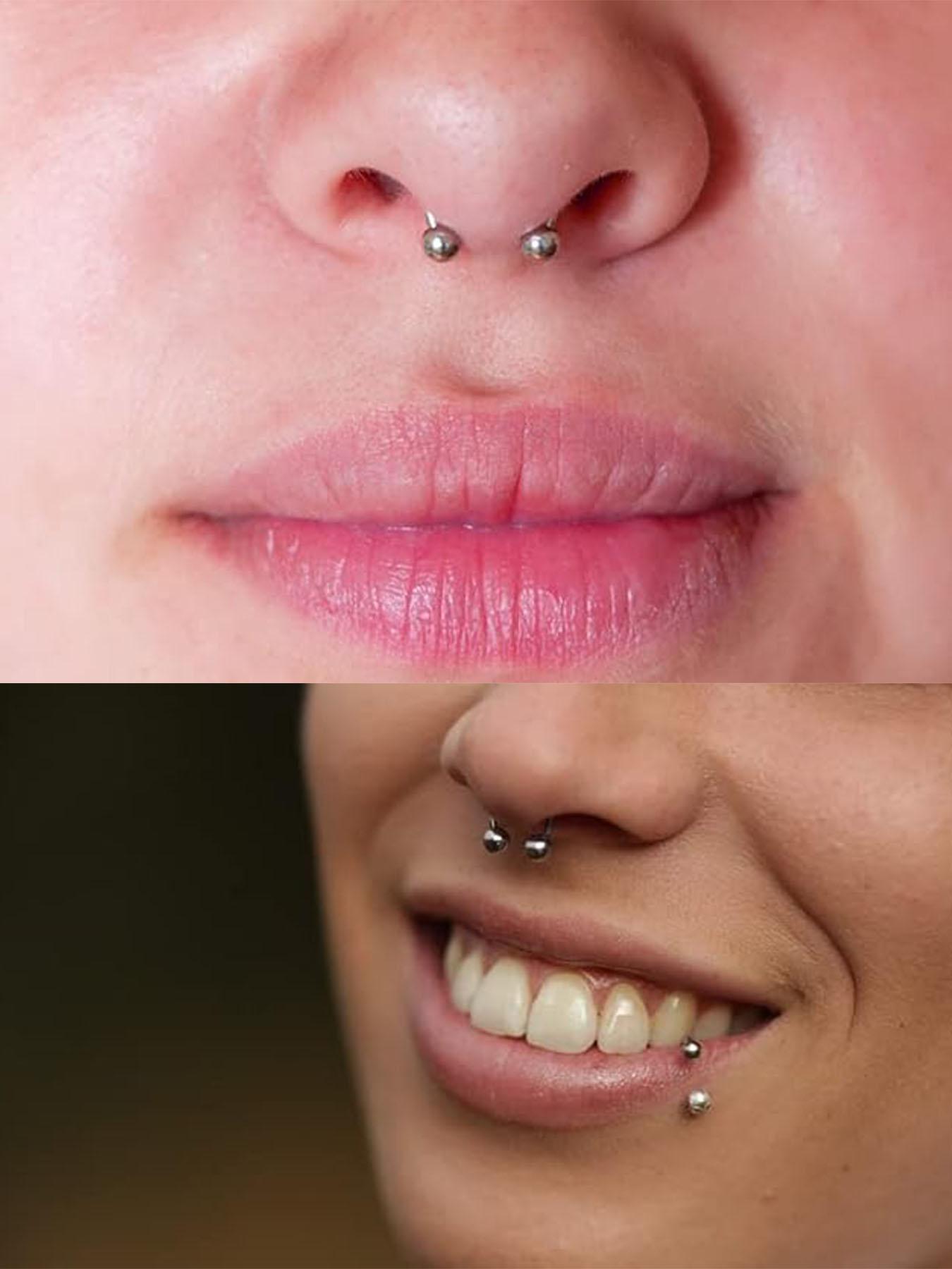 15pcs Stainless Steel Fake Pierced Nose Rings, Nose Cuff for Women and Men, Fashionable Body Jewelry Accessories for Daily Decoration, Nose Piercing Jewelry