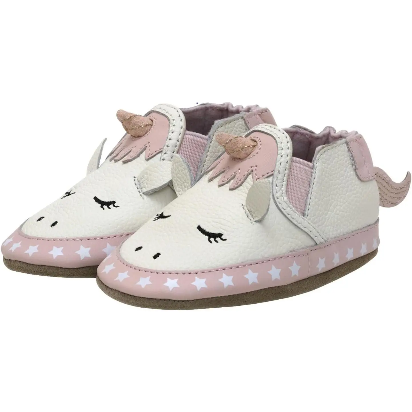 Baby Girls and Unisex Soft Soles Slip-Resistant Crib Shoes Slippers Infant and Toddler, 0-24 Months, 12-18 Months Toddler, 6-12 Months Infant