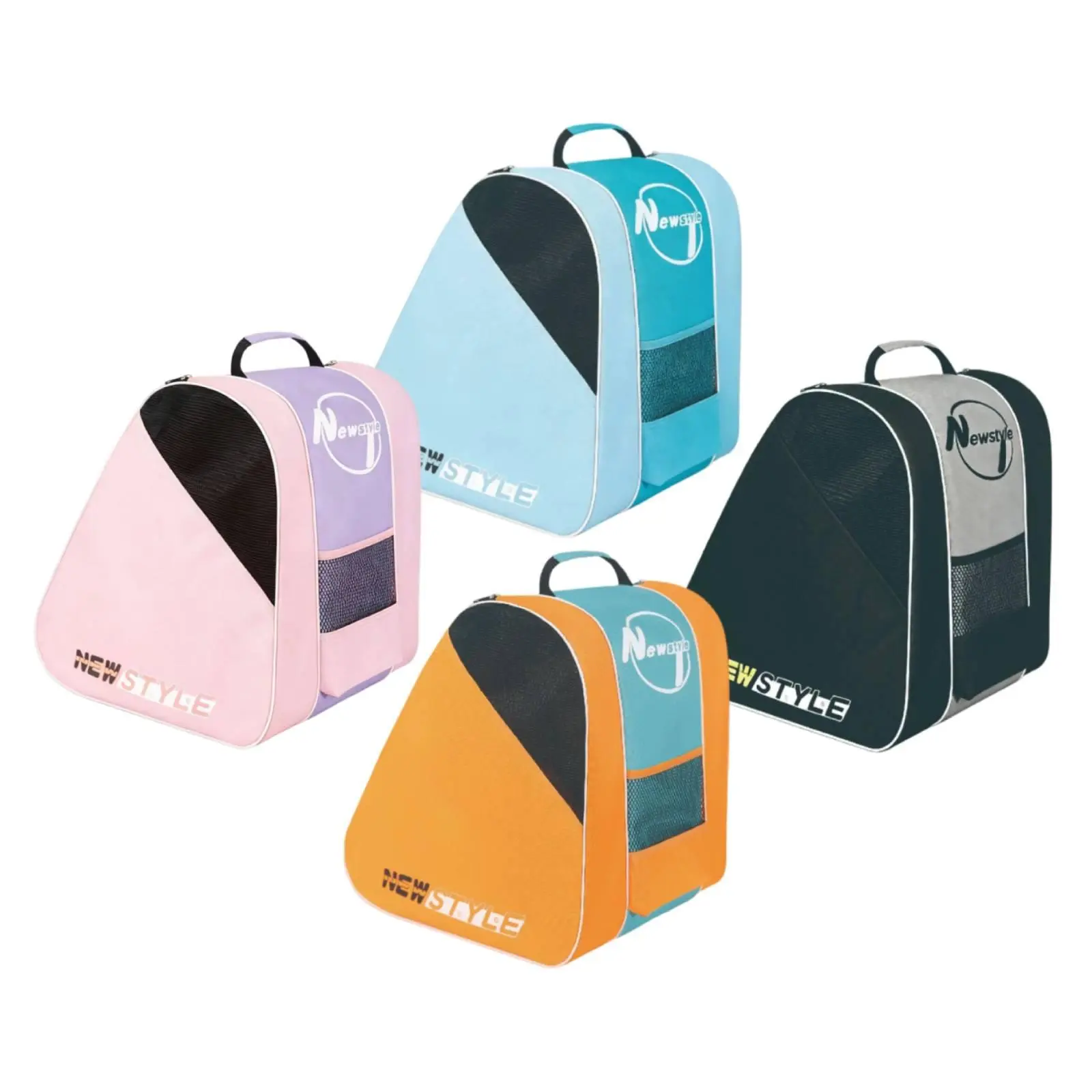 Roller Skate Bag Ice Skate Carry Bag for Men Women Lightweight Large Capacity Portable for Ice Inline Quad Skates Accessories Convenience