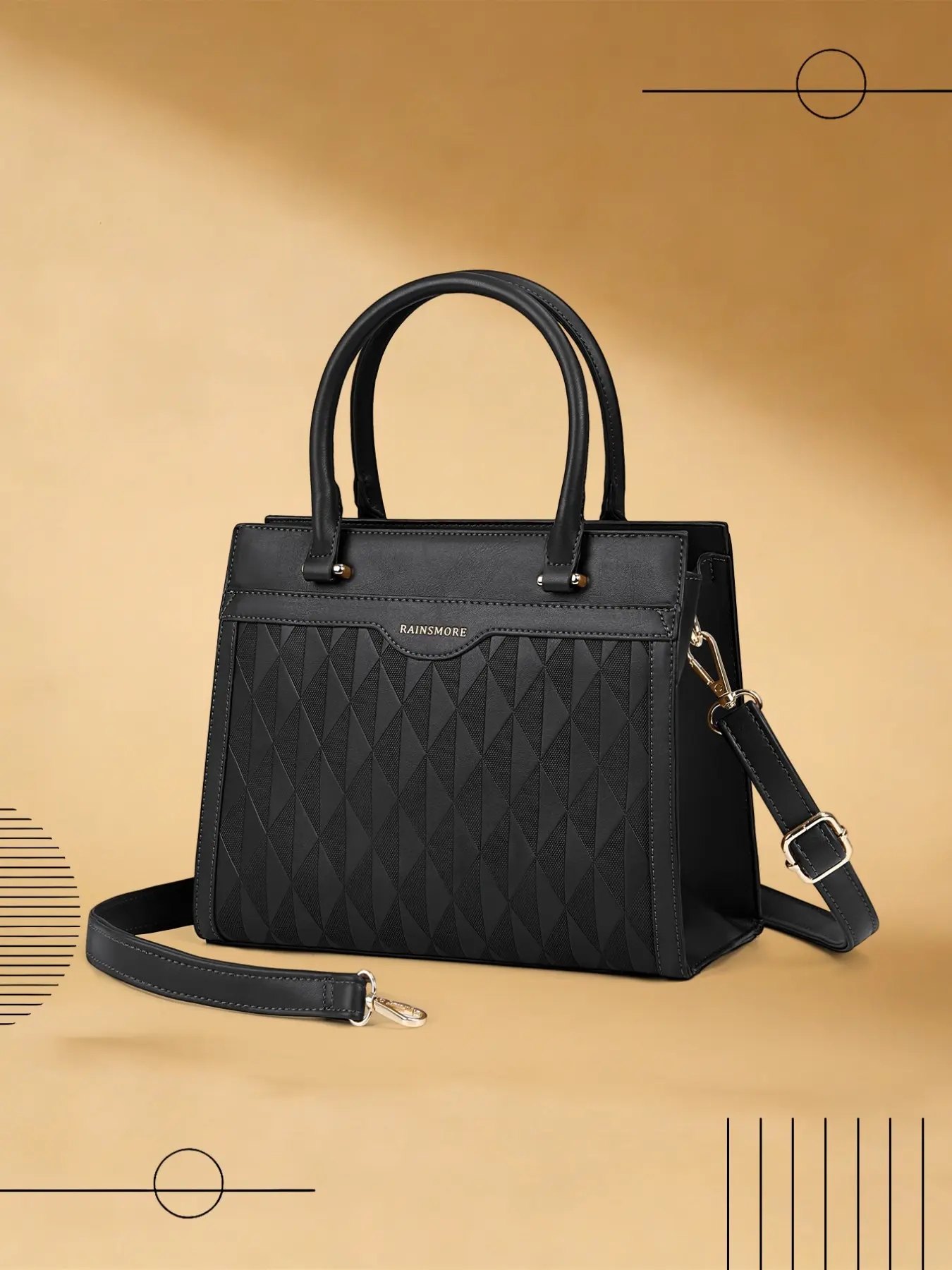 Women's Waterproof Anti-Theft PU Leather Messenger Bag, Elegant Zipper Design, Multi-Use Crossbody Purse for Daily Work & Travel