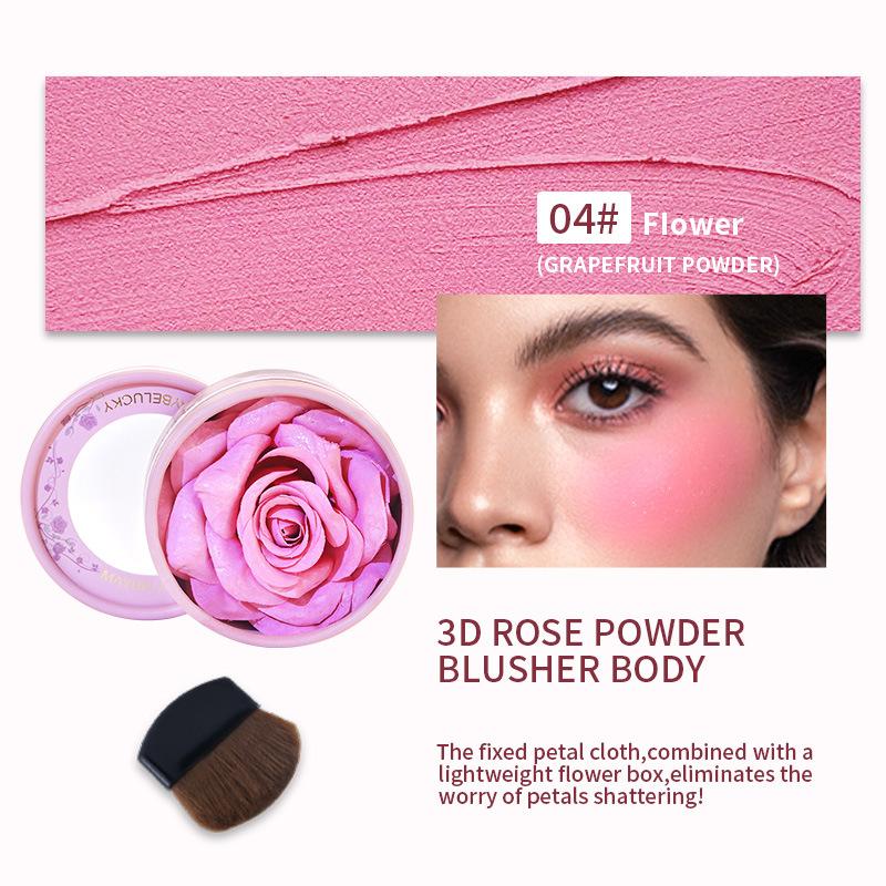 【お値下げ】misha&puff スケポン 3y rose blush MAYBELUCKY Rose Petal Blush 3D Flower Design Long Lasting Natural