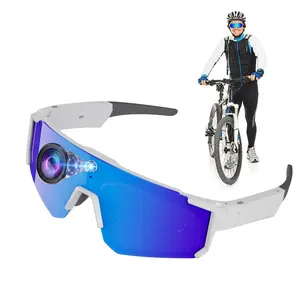 Sport Smart Glasses with 8MP Camera, HD Video Recording AI Glasses, 4GB Memory Build-in (No SD Card Needed), Build-in Myopia Inner Frame,Bluetooth Call ,Music Control ,AI Translation, 260Mah Battery, IP64 Waterproof