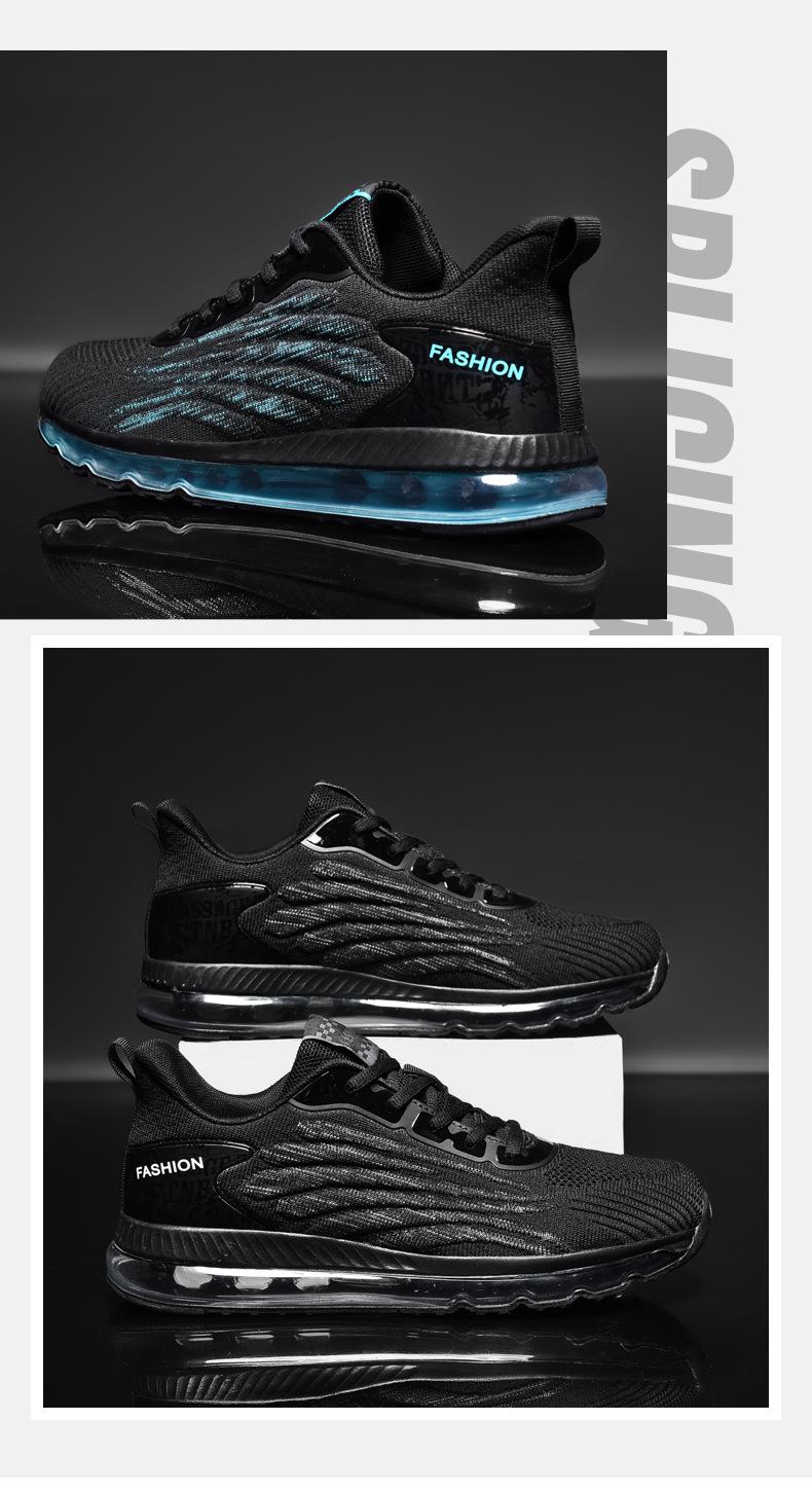 Mesler Men's Sporty Solid RoundToe Laces Trainers, Fashionable Lace UpFront Mesh Breathable Comfortable Sports Air Running Shoes Sporty Lightweight Breathable Running Shoes For Exercise & Daily Wear