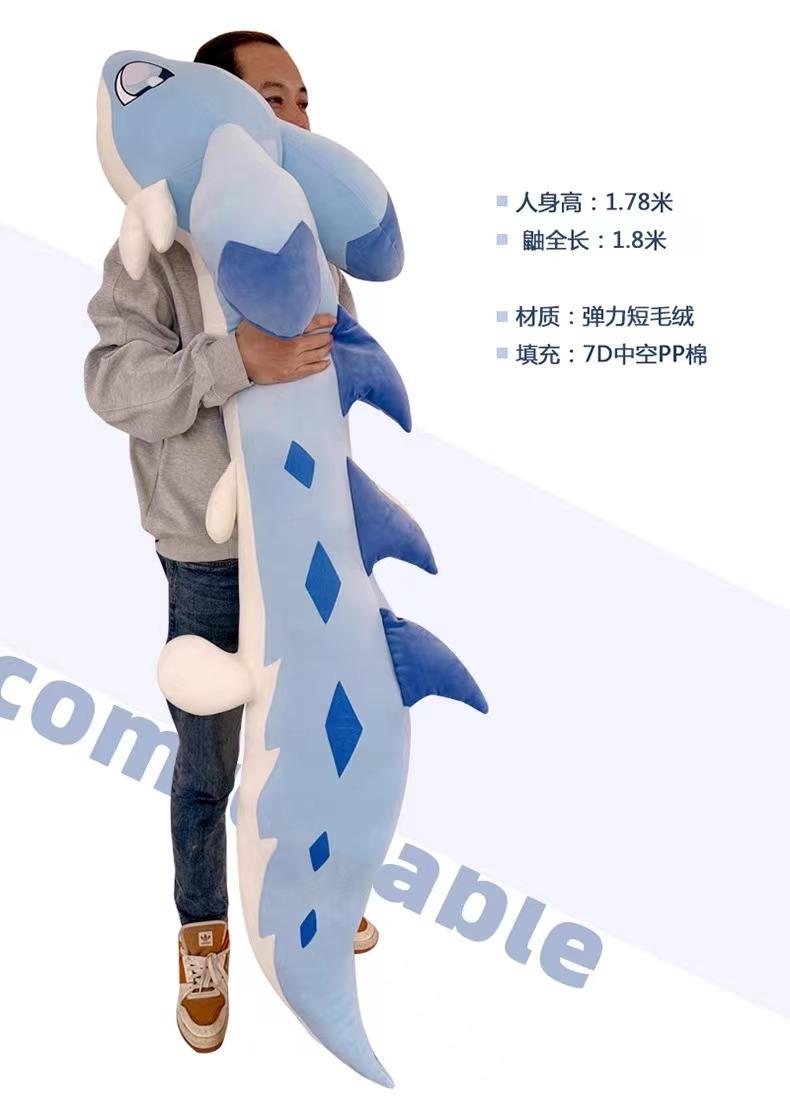 Palworld Plush Chillet Stuffed Pillow Bolster Toy Game Kawaii Grizzbolt Anime Peripheral Cloth Doll Stuffed Decor Modle