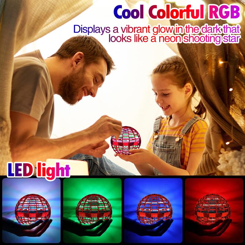 2026 Must-Have Cosmic Fly Ball - Boomerang Hover, Glowing Galaxy Spin Effect & Drone-Style Flight Path | Fun Outdoor Toy for Kids 6-12 & Teens | Ideal for Backyard Games, Park Adventures & Beach Days