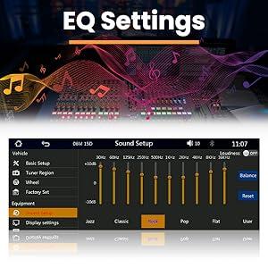 Hikity Double Din Car Radio with Wireless CarPlay Android Auto, Auto Radio with Bluetooth Hands-Free 6.86 Inch Touch Display Radio support DVR FM/EQ/AUX+Rear View camera