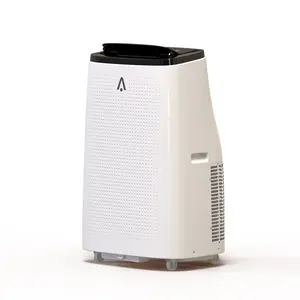 15,000 BTU Portable Air Conditioner with Drainage-Free Cooling, Cools up to 850 Sq Ft, 100 Pints per Day Dehumidifier, Black Top Cover