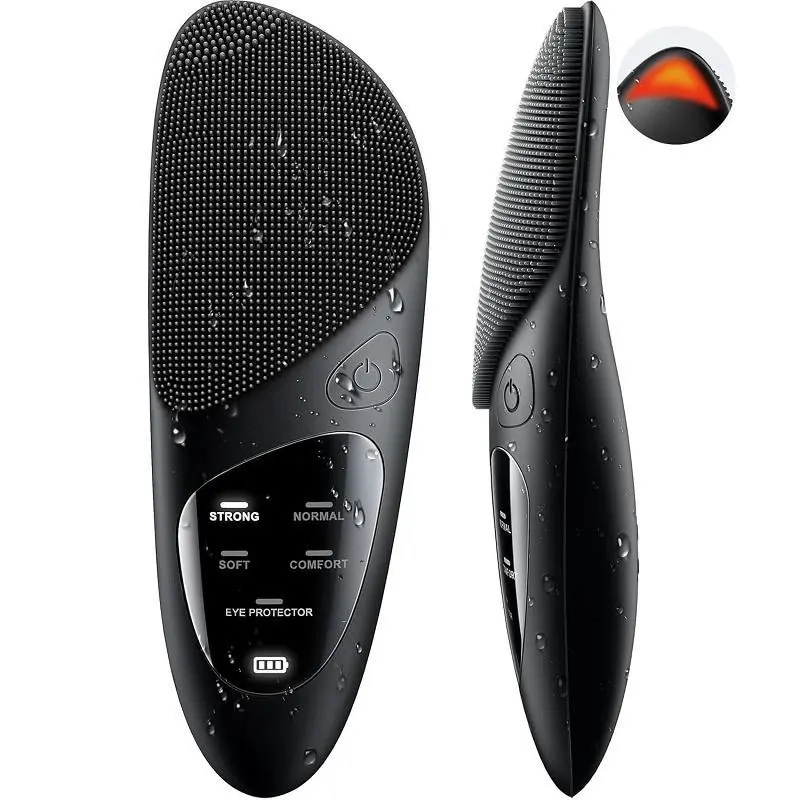 Flexible Silicone Electric Face Brush, Facial Cleansing Brush, Face Wash Brush, Waterproof Rechargeable, Multi-Mode Adjustable, Gentle Deep Cleaning, Exfoliates & Massages, Unisex, Ideal Gift, Facial Cleansing Instrument