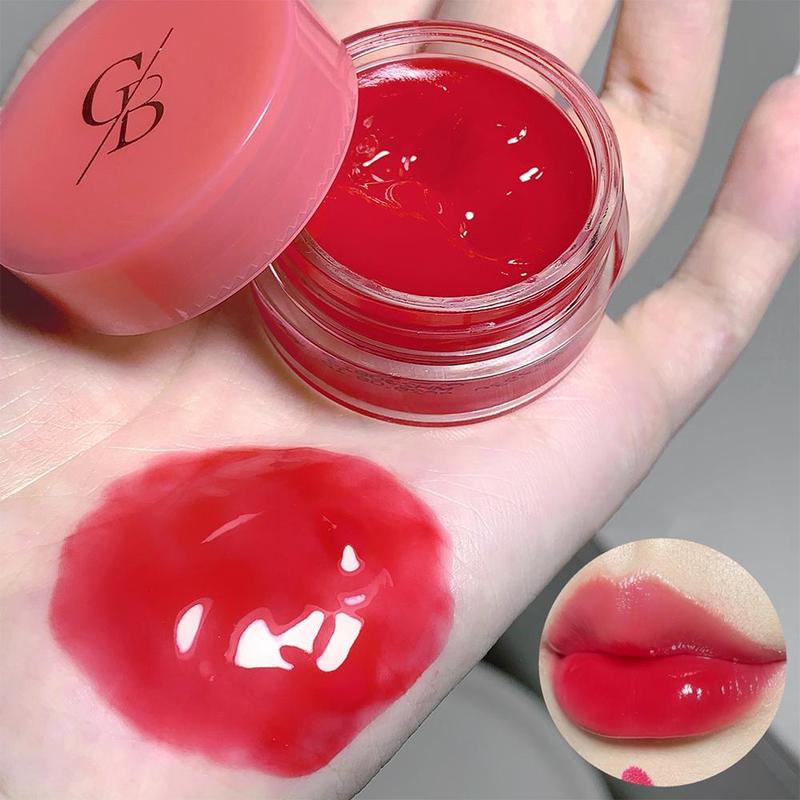 1 Count Moisture Moisturizing Gogo Bear Canned Jam Lip Honey Mirror Jelly Glass Toot Lip Glaze Lip Oil, Makeup