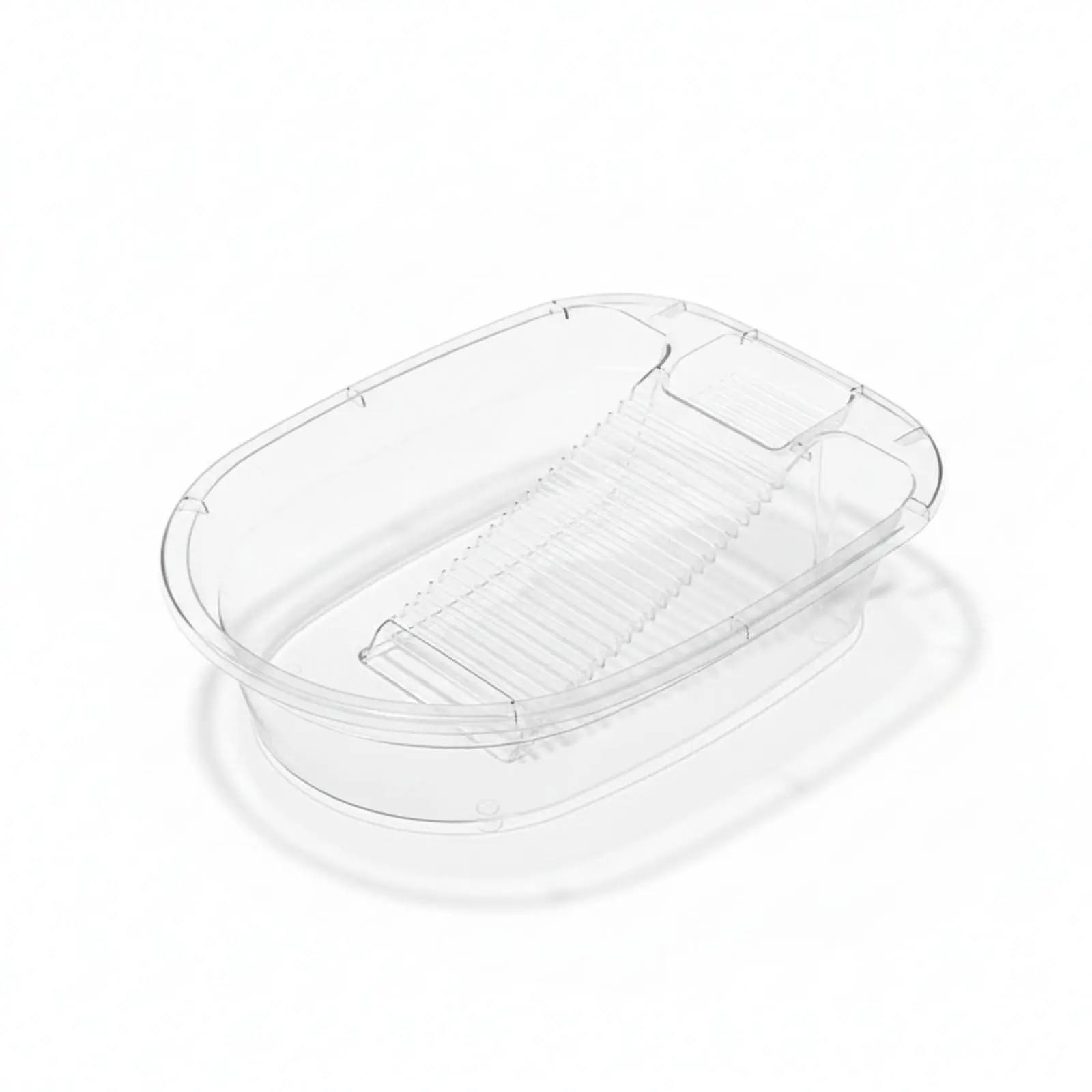 Hand-Washing Basin Raised Rim, Oval Shape Washboard Basin, Durable Design for Daily Use, Perfect for Home & Kitchen Needs