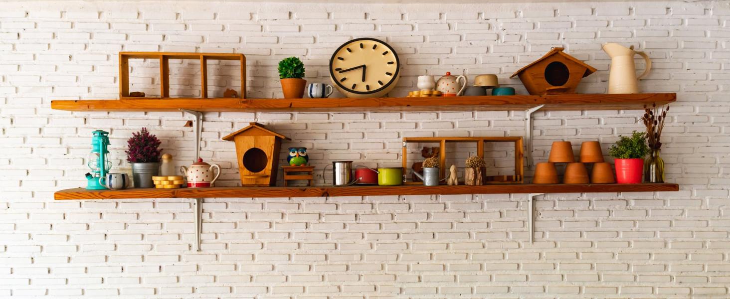 Shelf Brackets, White 10*8 in Heavy-Duty L Bracket 10 PCS, Metal Angle Bracket Used for Suspension Rustic Farmhouse Decoration