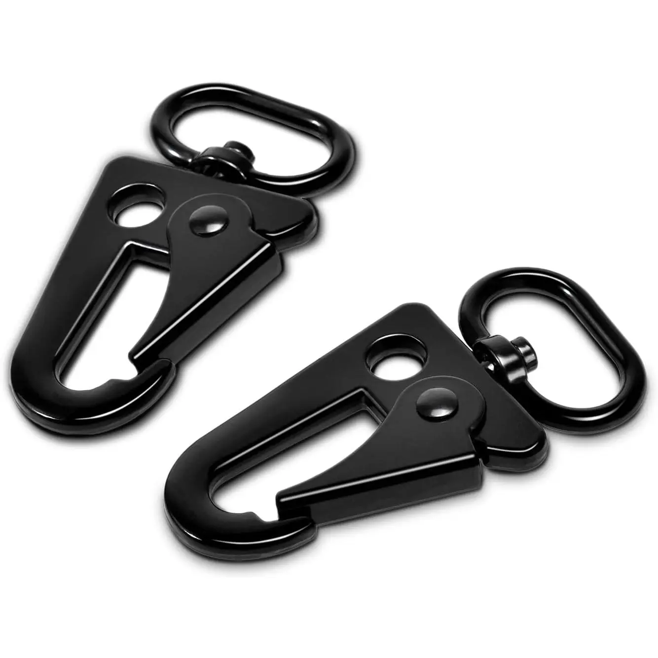 6 Pack Metal Swivel Snap Hook 3/4 inch   Chain Clip Heavy Duty  Attachments for Paracord Bracelets Necklaces Molle Bags Accessories