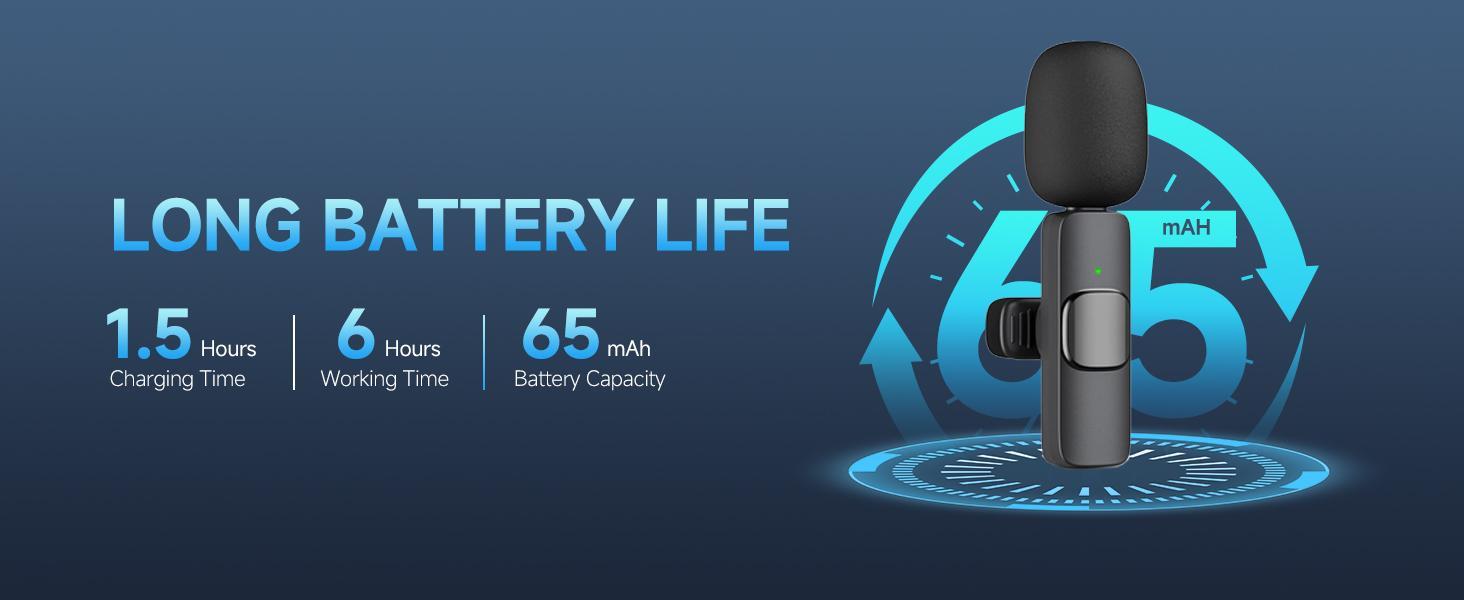 Professional Wireless Lavalier Microphone for iPhone 15(Above) and Android USB-C Device, Cordless Omnidirectional Clip Mic, Plug-Play Microphone for Interview Video Podcast Vlog YouTube wireless  microphone  iphone Pack phono lapel mini