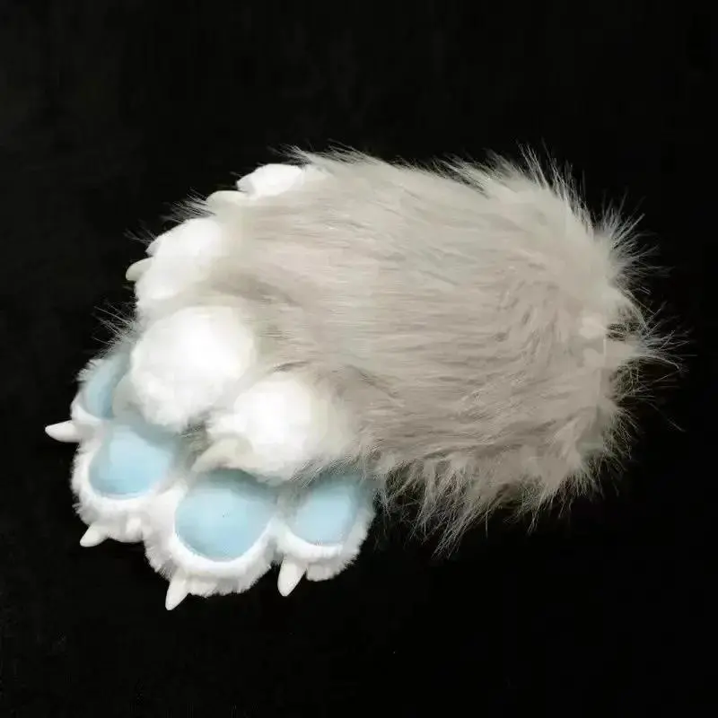 Kig Fursuit Kigurumi Furry Animal Claws Glove Cosplay Costume Wearable Furry Animal Paw Cosplay Props Halloween Costum Kid Gift