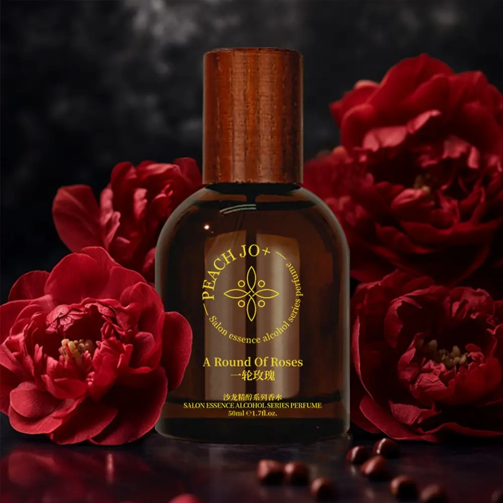 1count 50ML Peach Jo+ Perfume, Fig Musk Fragrance, Women's Fresh Light Scent, Everyday Fragrance, Daily Carry, Suitable for All Occasions, Ideal Gift