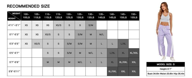 Women's Baggy Wide Leg High Rise Elastic Waist Workout Parachute Pants Beige Wideleg Casual Drawstring Y2K Track Bottom