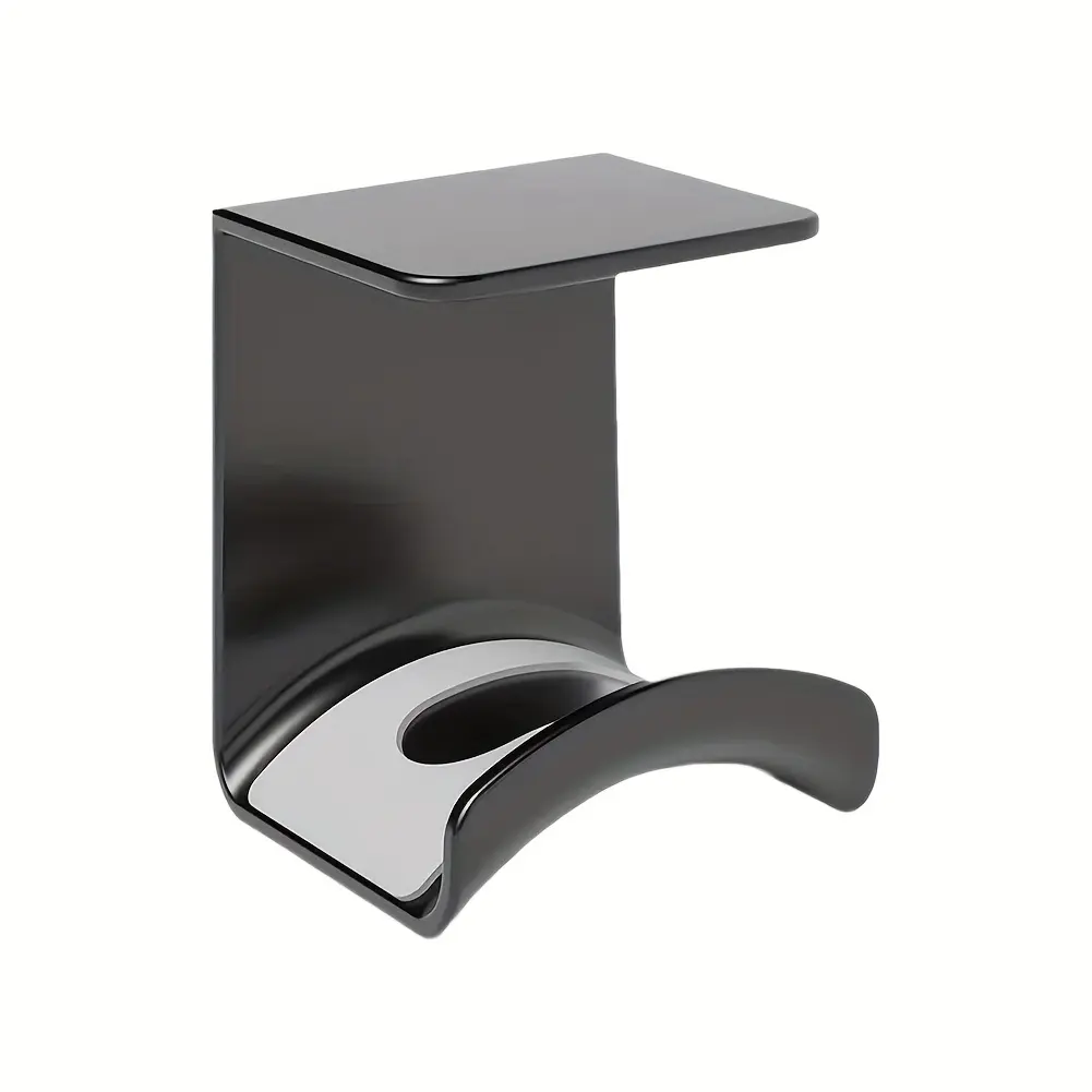 Gaming Headphone Stand Compatible for Headphones, Headset - Under-Desk Headphone Holder with Arm Clamp, Space-Saving Modern Minimalist Desk Accessories (No Electronics)