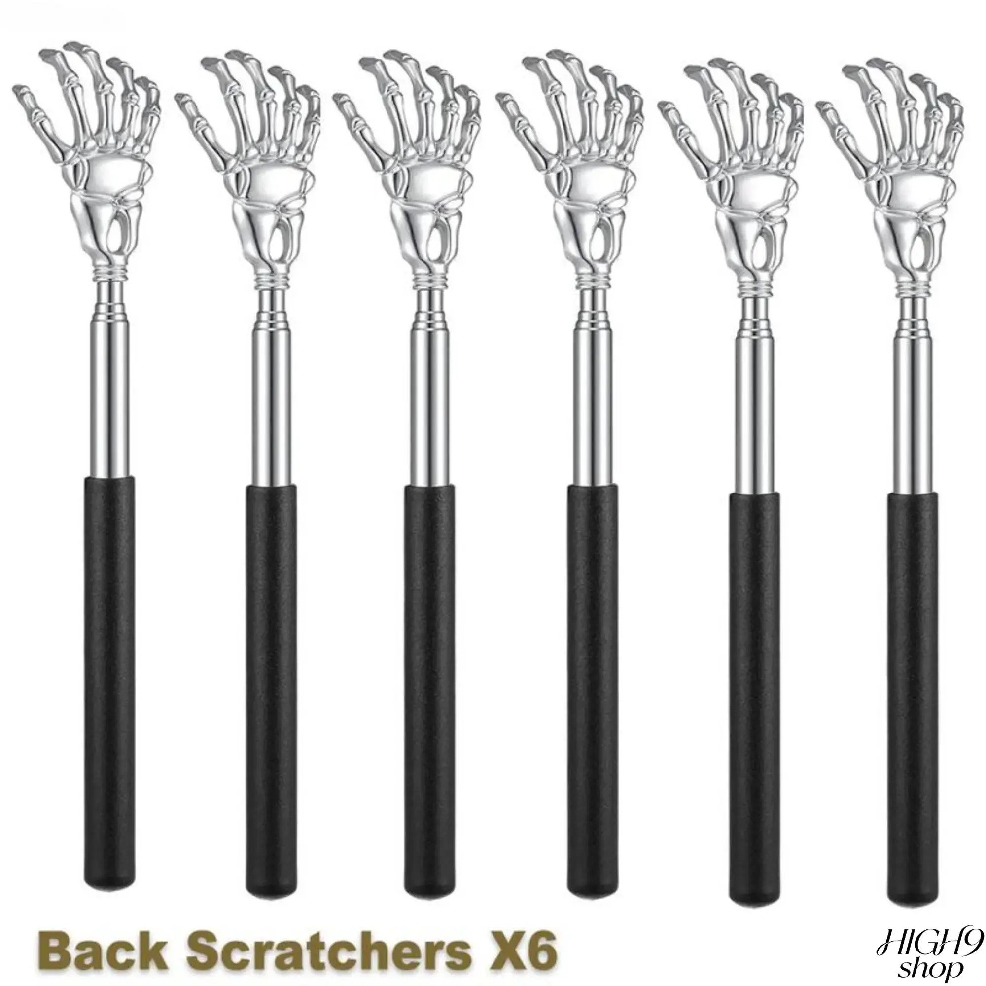 2026 New Telescopic Stainless Steel Back Scratcher, Retractable Portable Itch Relief Tool For Hard-To-Reach Body Areas, Lightweight Sturdy Durable Design, Perfect Daily Household Accessory For Home, Office, Travel And Outdoor Daily Use, Only The Back Scra