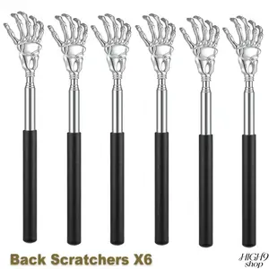 2026 New Telescopic Stainless Steel Back Scratcher, Retractable Portable Itch Relief Tool For Hard-To-Reach Body Areas, Lightweight Sturdy Durable Design, Perfect Daily Household Accessory For Home, Office, Travel And Outdoor Daily Use, Only The Back Scra
