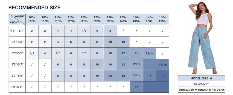 Imily Bela  Womens Baggy High Waisted Jeans Loose Boyfriend Wide Leg Side Pleated Denim Pants