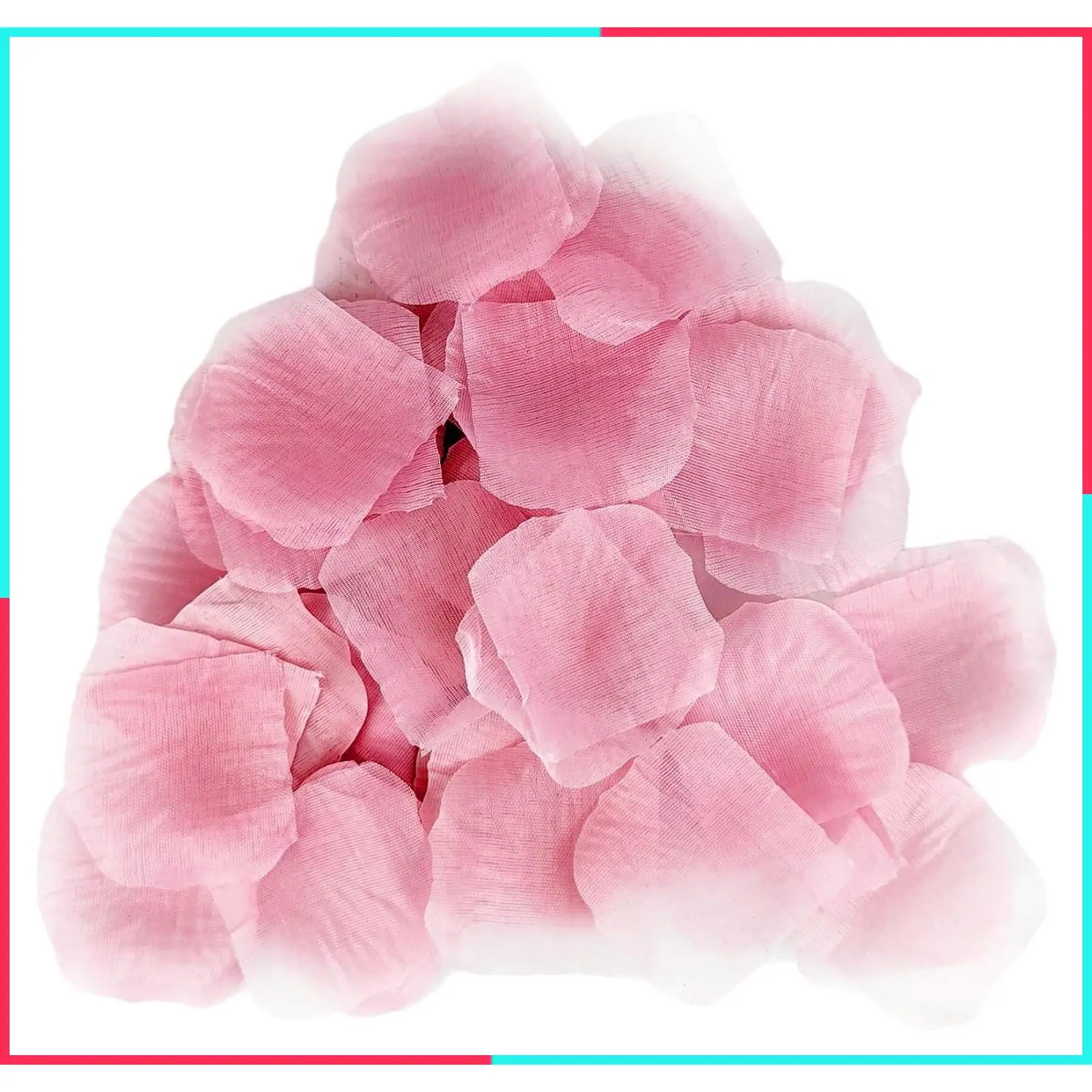 500 Pcs Exquisite Light Pink Artificial Rose Petals for Weddings & Event Decoration
