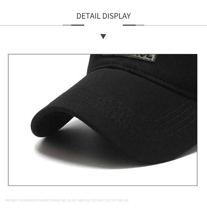 Men's Trendy Visor Hat Korean-Style Casual Visor Cap Spring/Autumn Outdoor Sports Sun Hat Camouflage Military Cap Baseball Cap