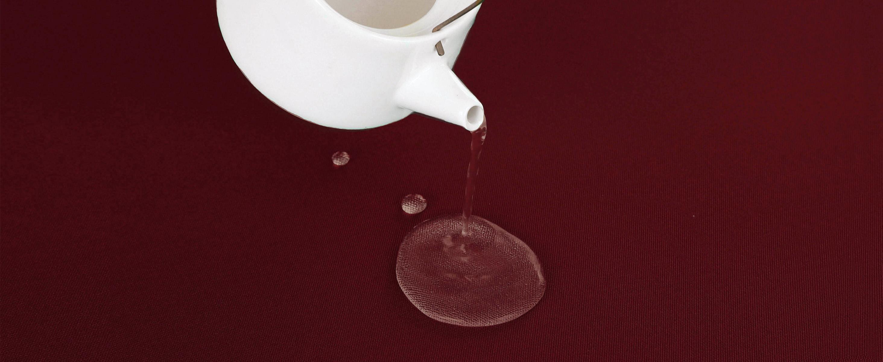 Burgundy Rectangle Tablecloth Wrinkle Free Waterproof Polyester Table Cloths Spillproof Heavy Duty and Washable Table Cover for Party, Banquet, Indoor and Outdoor-Square/Rectangular