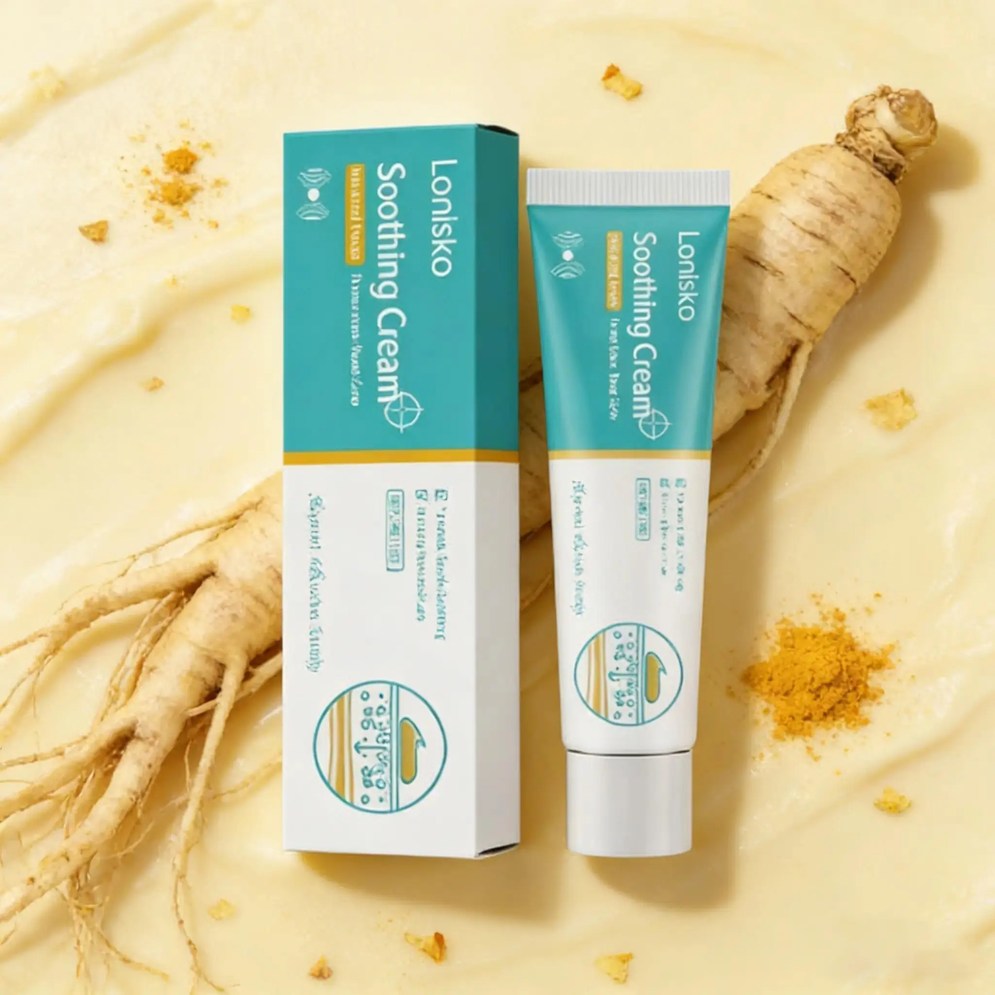 Laniska Herbal Varicose Veins Relief Cream 30g, Soothing Massage Cream, Eases Pain & Swelling, Alleviates Vein Discomfort, External Skin Care Cream