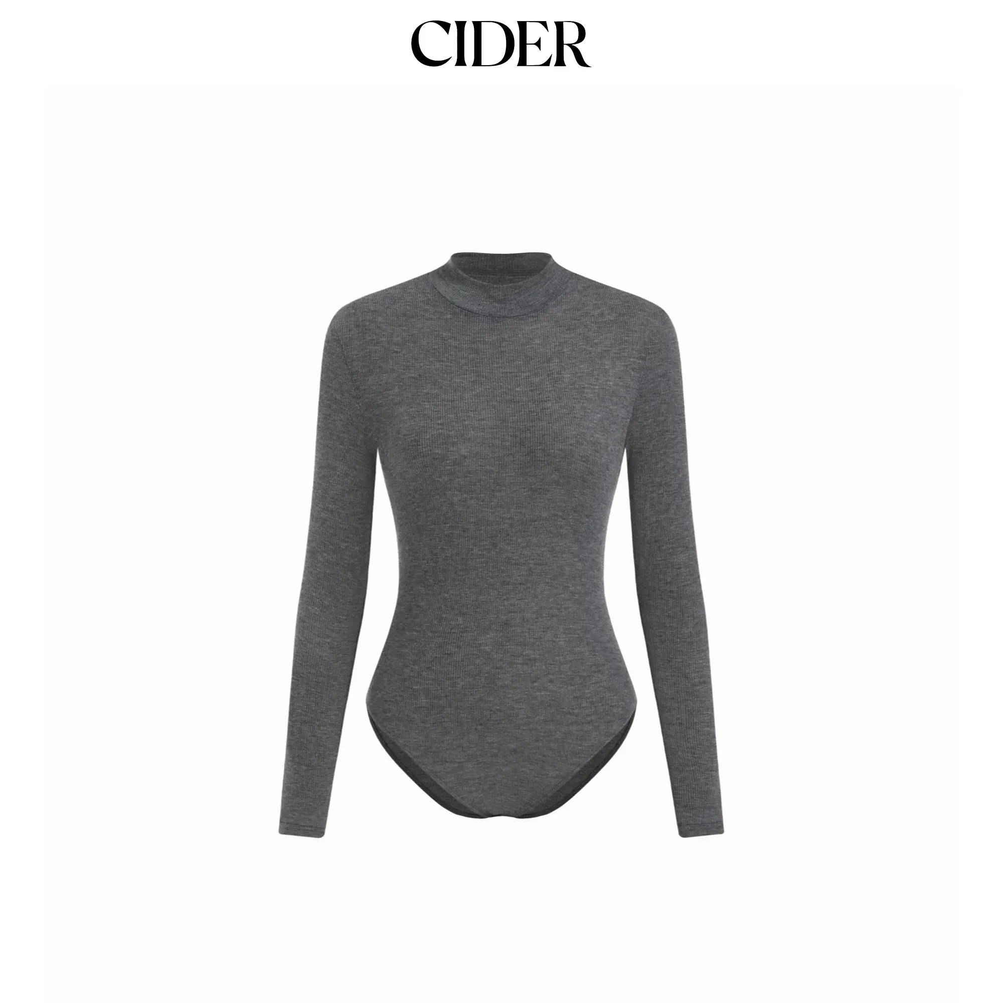 Cider Wool-blend High Neck Bodysuit