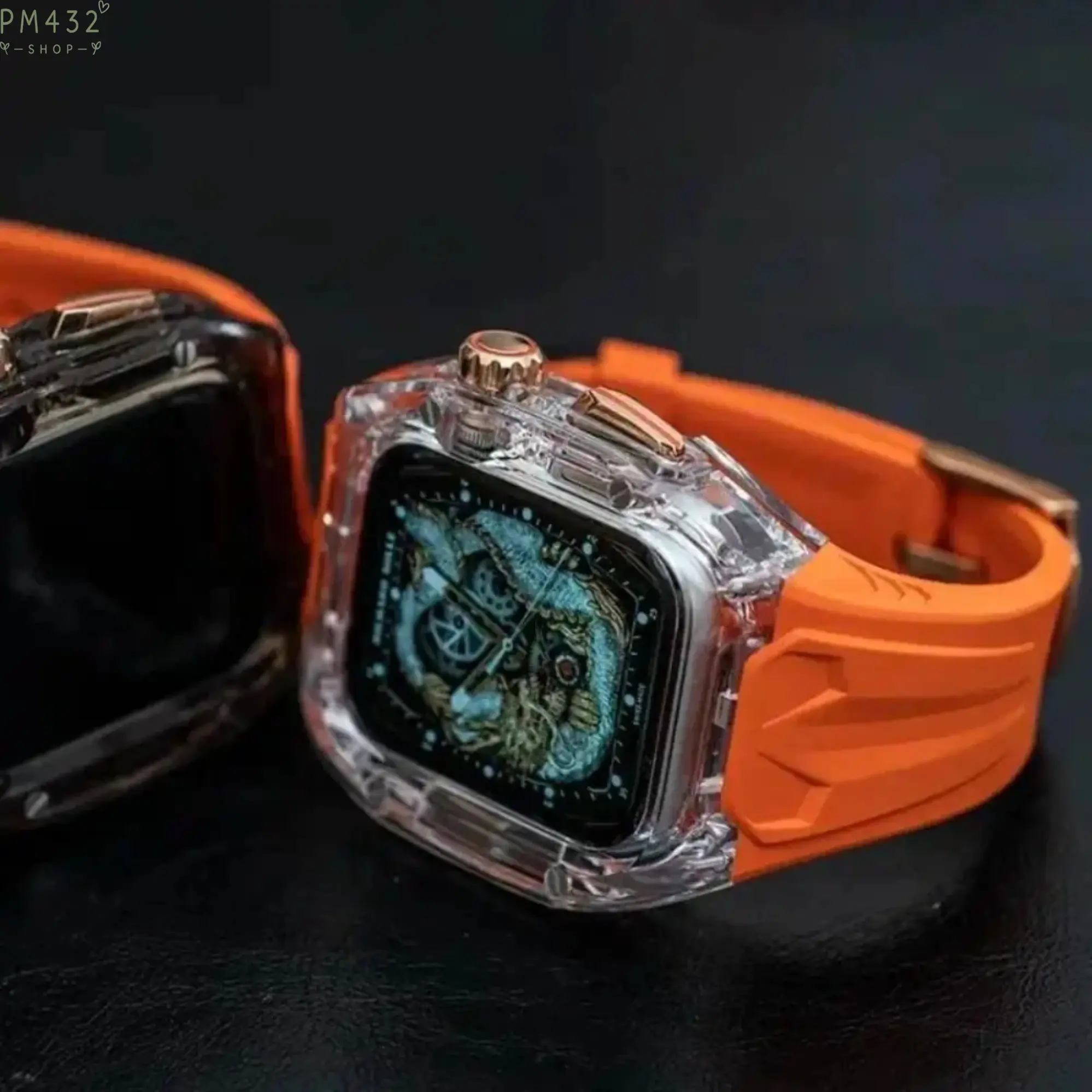 Smart Watch Protective Case with TPU Strap, Stylish Cover Band Set for 49mm & 44mm-45mm Smart Watches, Shock Resistant Clear Case with Adjustable Sport Wristband, Outdoor Fitness Accessories for Daily Wear & Travel