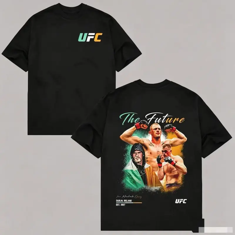 Graphic T-Shirt Retro UFC 330 Black Machado Garry T-Shirt, The Future UFC Graphic Tee, Ian Machado Garry UFC MMA Shirt, UFC Fighter Shirt, Sports Apparel Tee, MMA Fan Gift, Vintage Casual Streetwear Shirt, Unisex Fight Fan Tee