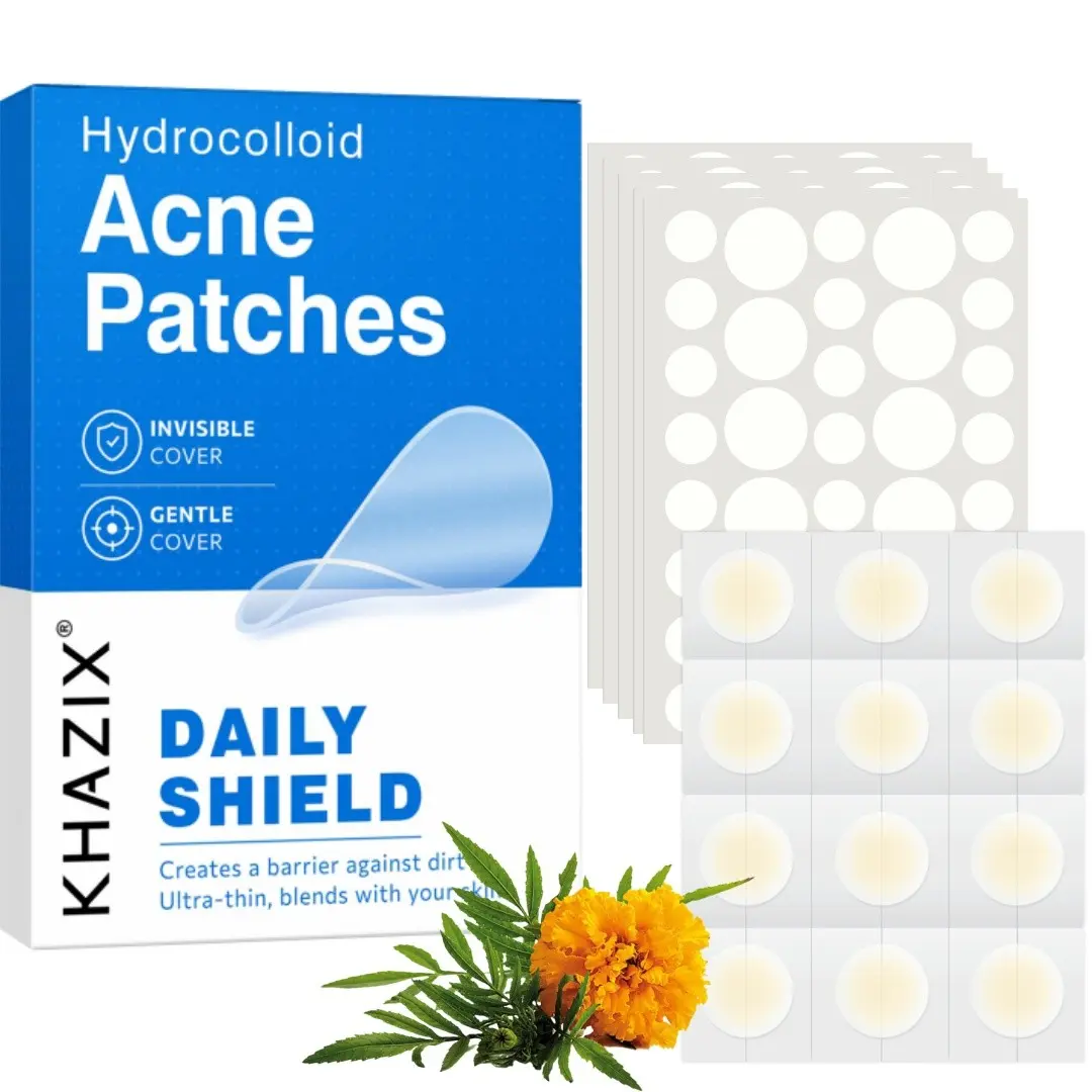 Invisible Patches 180/360+12pcs, Waterproof and Breathable, Round Transparent Design, Comfortable Fit, for All Skin Types