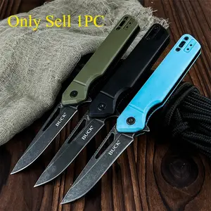 Lightweight BK travel knife, with a stone-washed and distressed 5Cr13MoV blade, an integrated nylon fiber non-slip handle, and a tail-mounted clip for easy carry in EDC mode. It is suitable for both daily unpacking and light cutting in outdoor activities.